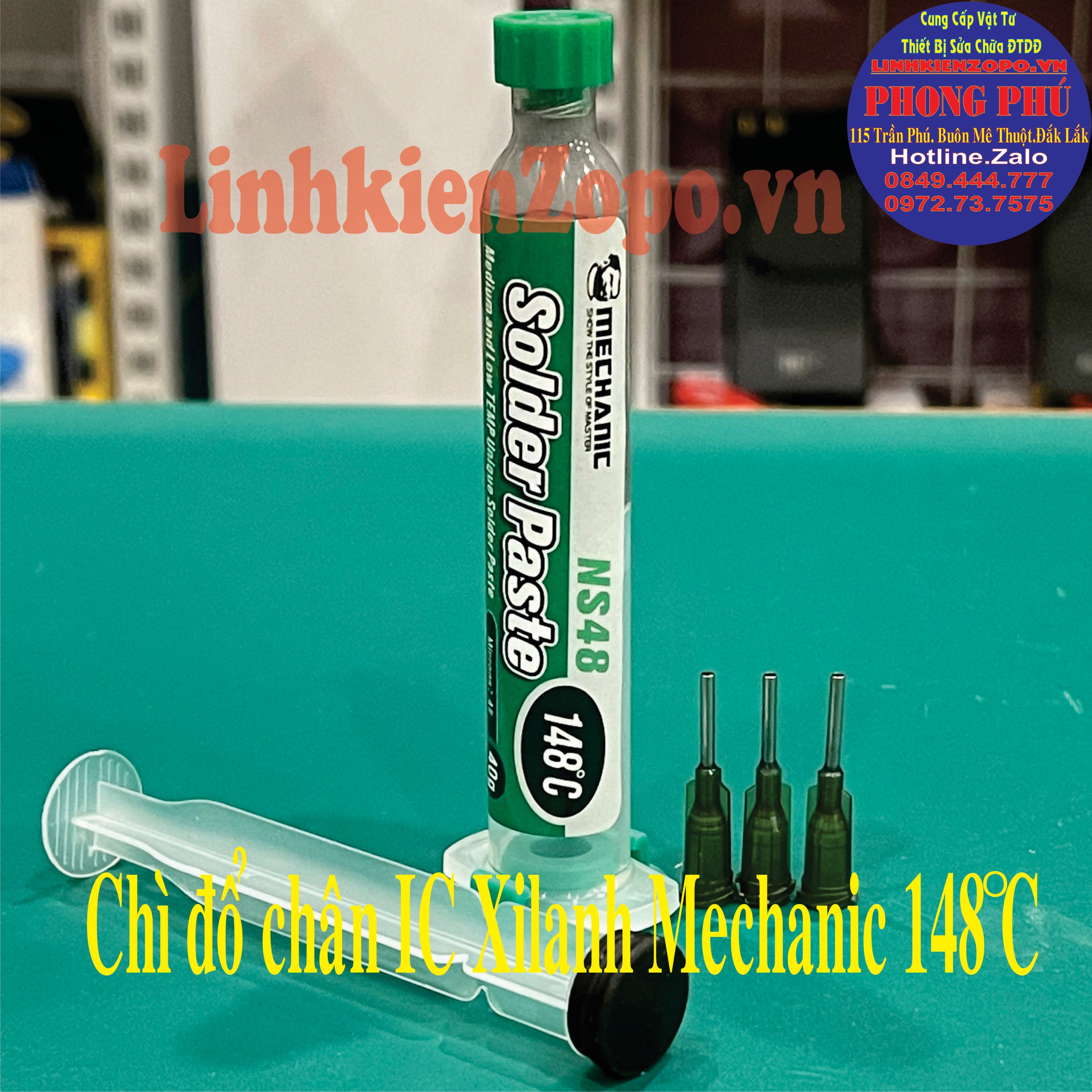 Chì bột xilanh đổ chân ic mechanic 148 độ c - tuyp 40g
