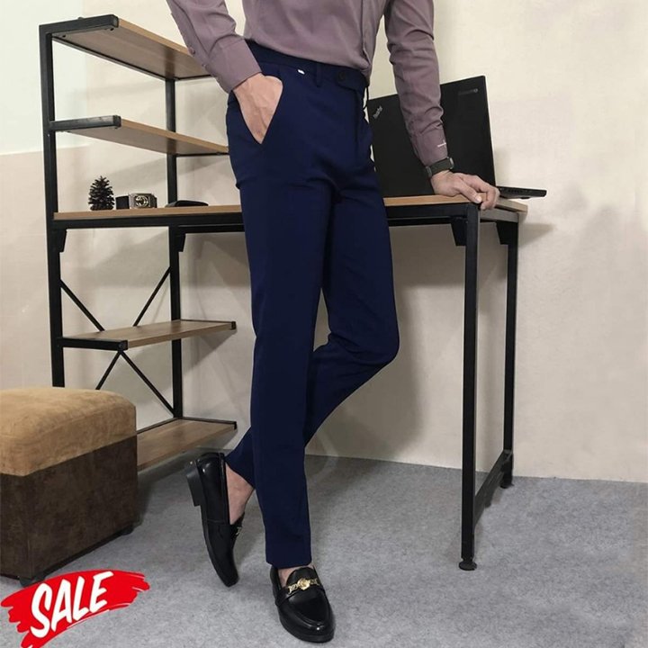 Quần tây nam vải tuyết hàn co dãn chất đẹp dáng ôm