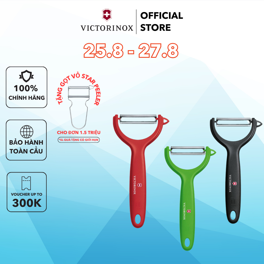 Dụng cụ gọt vỏ cà chua và kiwi lưỡi răng cưa Thụy Sĩ Victorinox