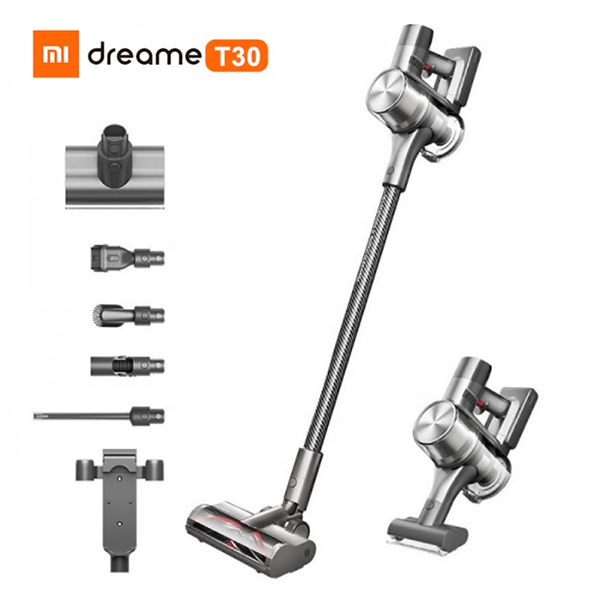 Máy Hút Bụi Cầm Tay Không Dây Dreame T30 lực hút 27000Pa pin tháo rời được thời gian hoạt động 90 phút