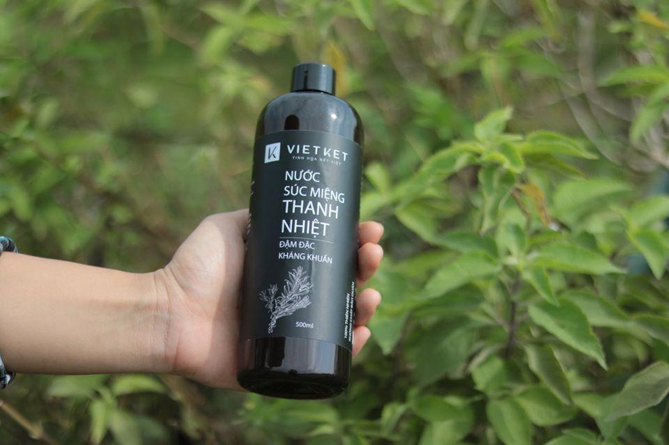 Nước xúc miệng vietket - chai 500ml