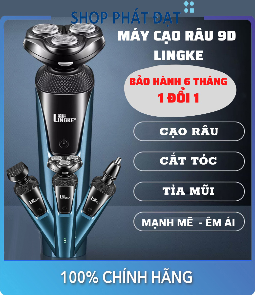 Máy cạo râu đa năng KiêmTông đơ cắt tóc, Máy tỉa lông mũi và làm đèn pin 4 trong 1 BOTENG BT-T3 Thế Hệ Mới (Đen vàng)