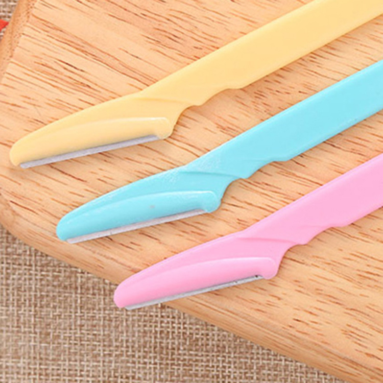 Bộ 3 cây dao cạo tỉa lông mày lông mặt nhỏ gọn tiện lợi