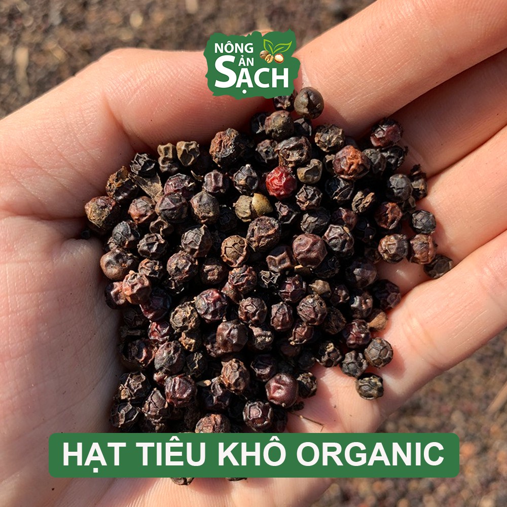 Hạt tiêu sạch organic bình phước chín đỏ phơi khô - 500g