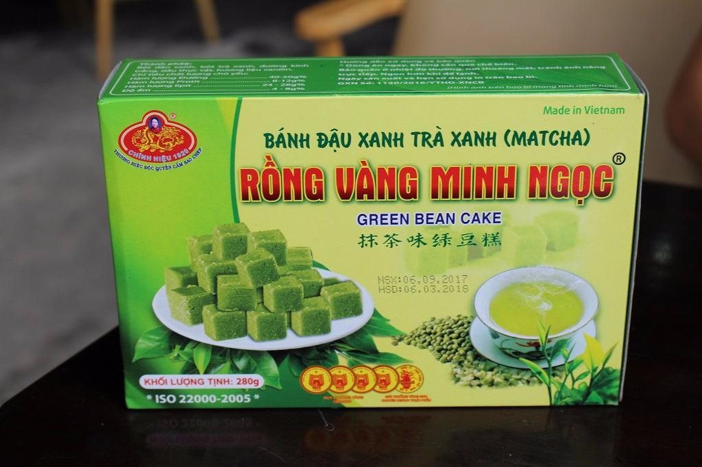 Bánh đậu xanh trà xanh Minh Ngọc