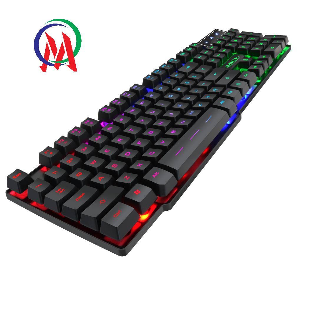 Bàn phím imice ak600 giả cơ có led