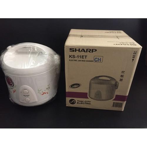 Nồi cơm điện sharp ks-11et 1l hàng nhập khẩu thái lan nguyên chiếc