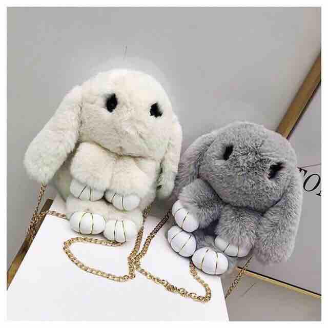 TÚI THỎ BÔNG ĐEO CHÉO SIÊU XINH