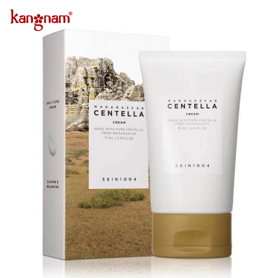 Kem dưỡng ẩm Skin1004 Madagascar Centella Cream 75ml bảo vệ da giảm sưng đỏ làm lành vết thương cải thiện độ ẩm