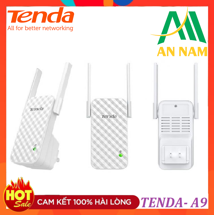 Bộ kích sóng wifi, tiếp nối sóng wifi Tenda A9 Tốc độ 300Mbps 2 Ăng ten