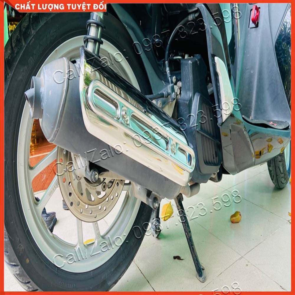Ốp Pô SH Việt 2012 - 2016 Chất Liệu Inox 304 Chế Kiểu SH Ý, Ốp Pô SH 2012, 2013, 2014, 2015, 2016
