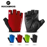 ROCKBROS Găng Tay Đạp Xe Găng Tay Thể Thao Đạp Xe Leo Núi Leo Núi Thoáng Khí Chống Sốc Nửa Ngón Mùa Hè Thiết Bị Đạp Xe Nam Nữ