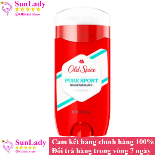 [HCM]Lăn khử mùi nam cao cấp dạng sáp của Mỹ Old Spice Pure Sport High Endurance 68g