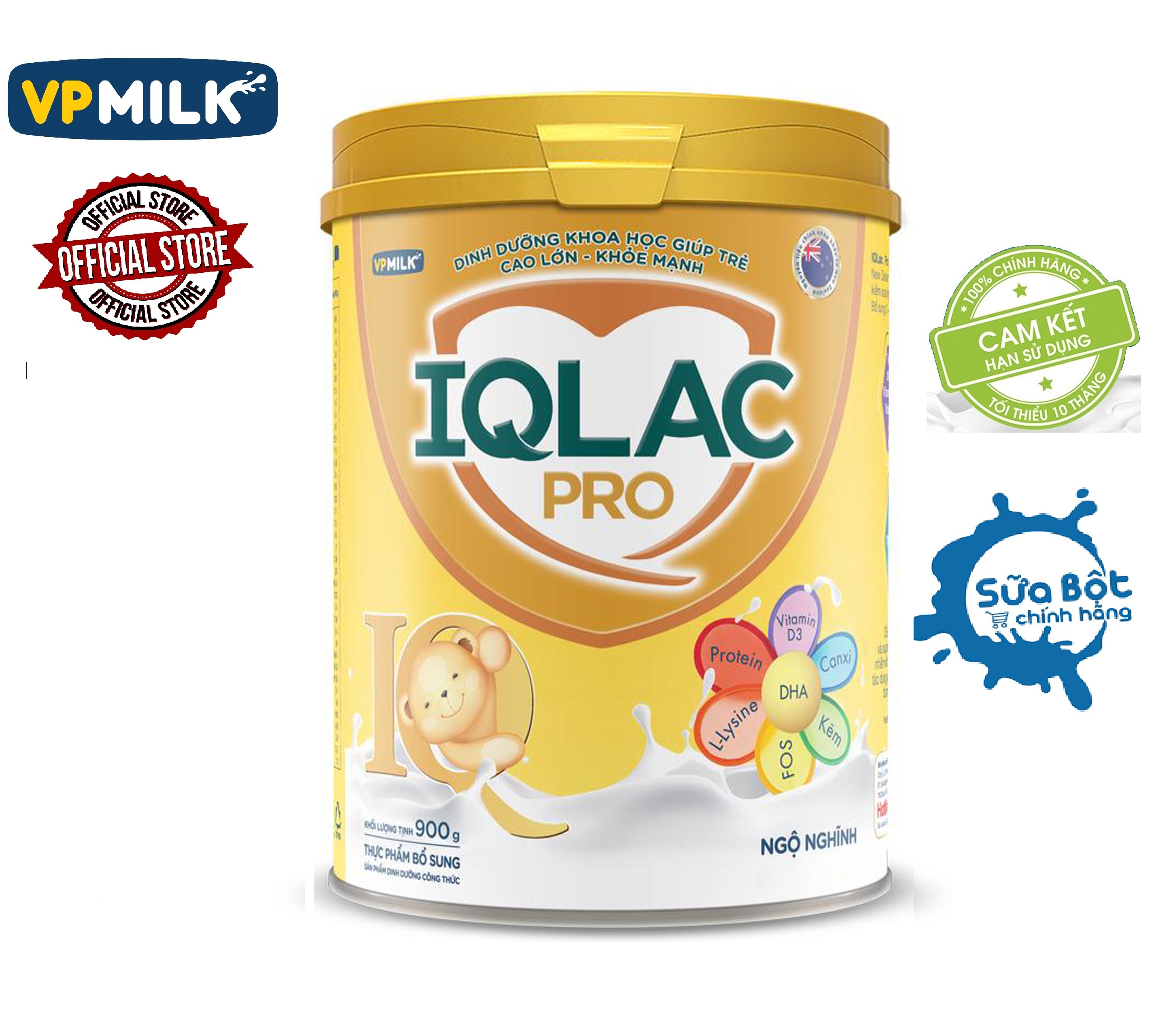 Sữa bột VPMilk IQLac Pro Ngộ Nghĩnh 900gr