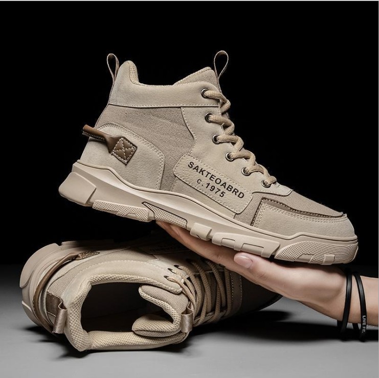 Giày Nam Cao cổ Thời Trang JAGUAR - 375 Chất Đẹp , Đế Cao Su Êm - Giày Cao Cổ HOT Trend 2021