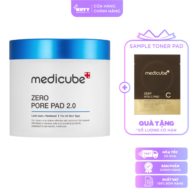 Toner Dạng Miếng Medicube Zero Pore Pad 2.0