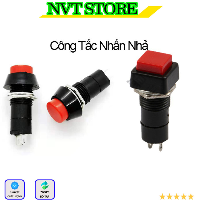 Nút nhấn nhả thân tròn pbs-305b | 250v-3a