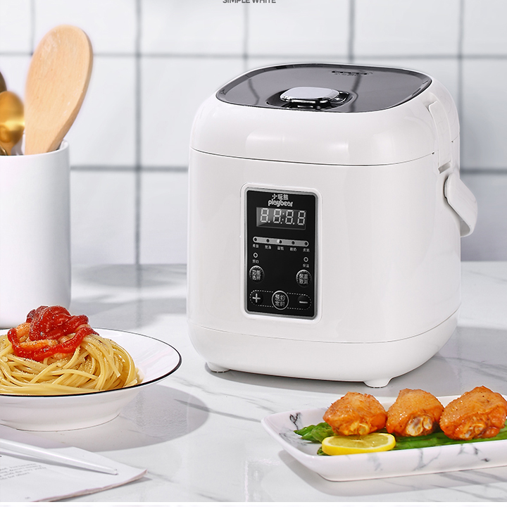 Nồi cơm điện thông minh đa chức năng nhỏ hộ gia đình, nồi cơm 2L Sanxingkeji
