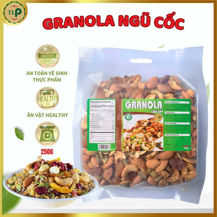 GRANOLA NGŨ CỐC THƠM NGON TÂN LỘC PHÁT - BỊCH 250G