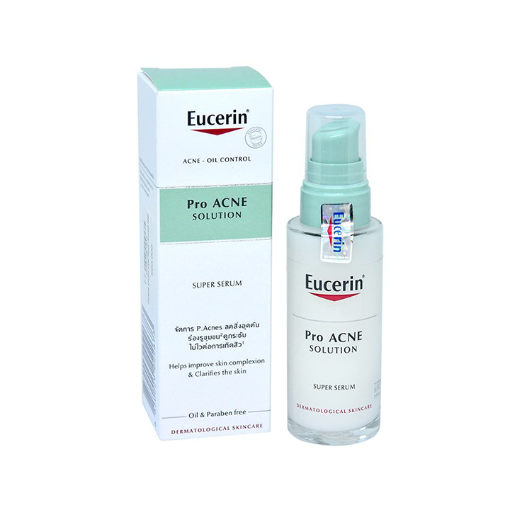 Tinh chất ngăn ngừa và chăm sóc da mụn Eucerin ProAcne Super Serum 30ml