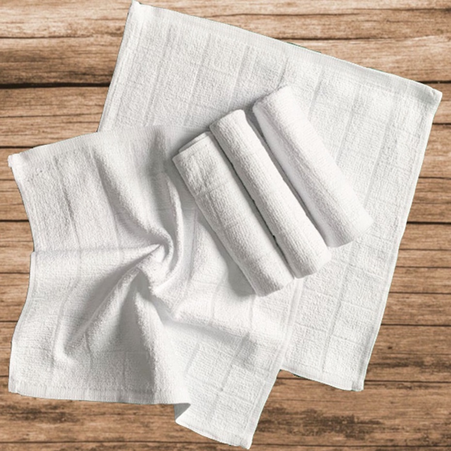 Khăn lau mặt LOẠI 1 khăn lau đa năng khăn nhà hàng khách sạn, spa mềm mịn 28cmx28cm