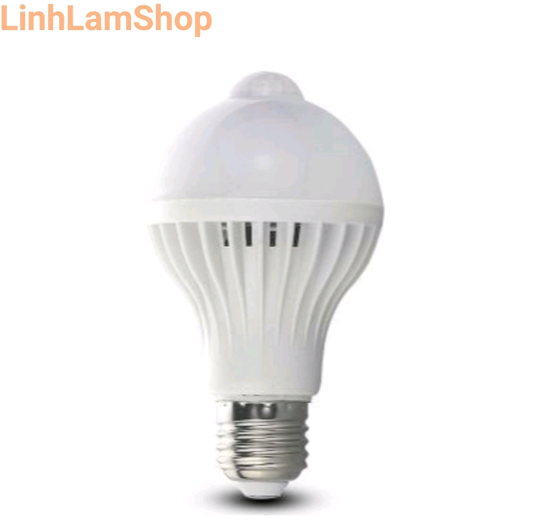BÓNG ĐÈN CẢM BIẾN HỒNG NGOẠI TỰ ĐỘNG SÁNG KHI CÓ NGƯỜI DI CHUYỂN 7W LED CỰC SÁNG