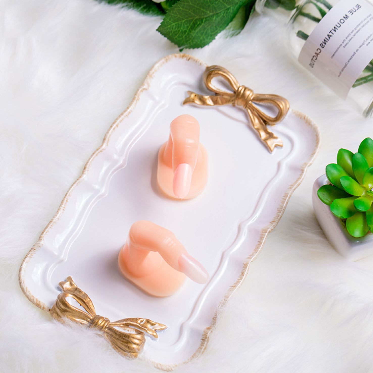 Ngón tay giả học nail, làm nail