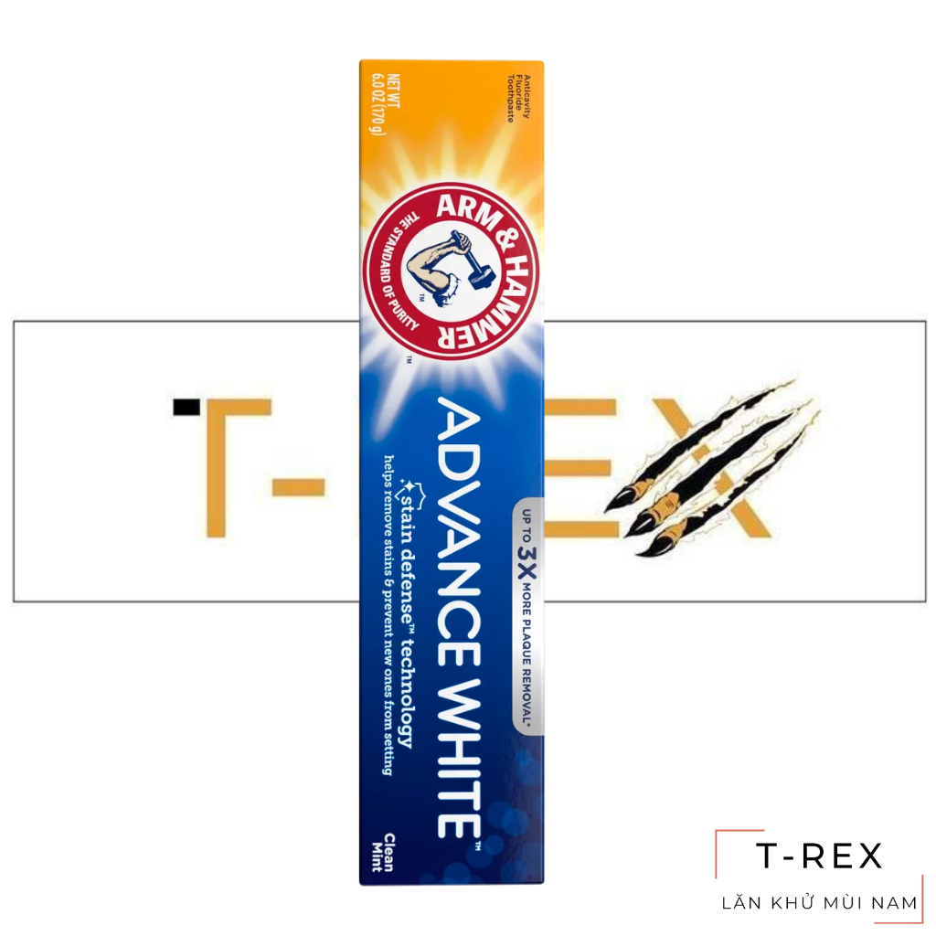Kem Đánh Răng Hỗ Trợ Trắng Răng Arm & Hammer Advance White 170Gr
