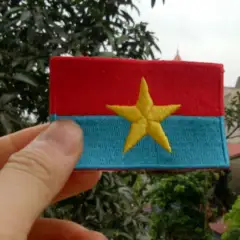 Patch sticker cờ Việt Nam vải có nhám dính