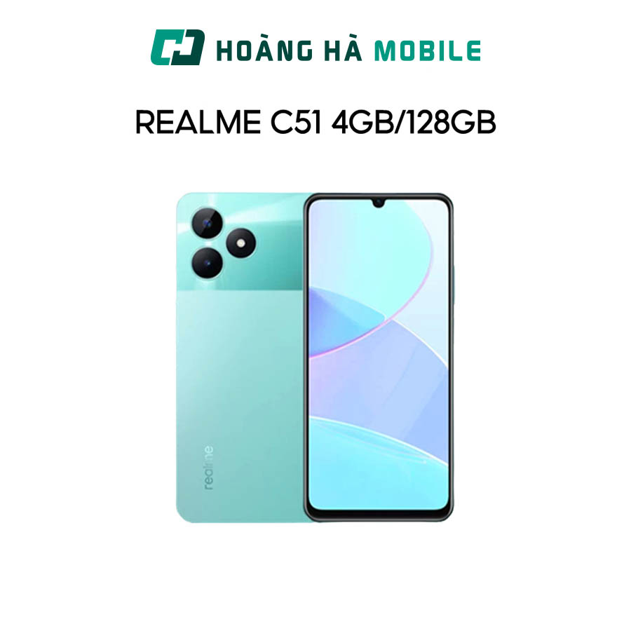 Điện thoại di động realme c51 4gb/128gb- chính hãng