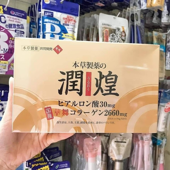 Bột Collagen Hanamai Gold Premium Nhật Bản, 60 gói