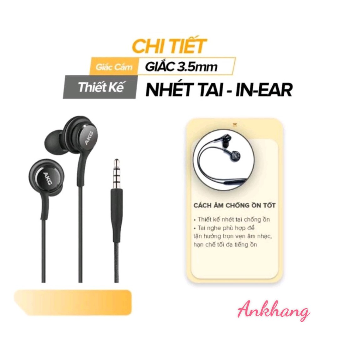 Tai nghe AKG jack 3.5mm chuyên dùng cho máy Samsung
