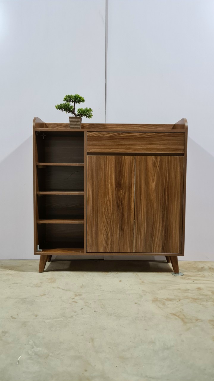 Kệ tủ giày chân gỗ dài 1m 100 cm