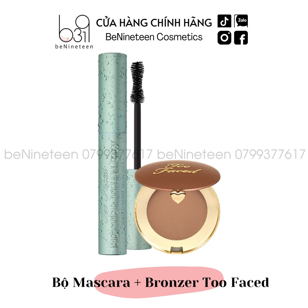 Bộ Trang Điểm Too Faced gồm Mascara và Bronzer