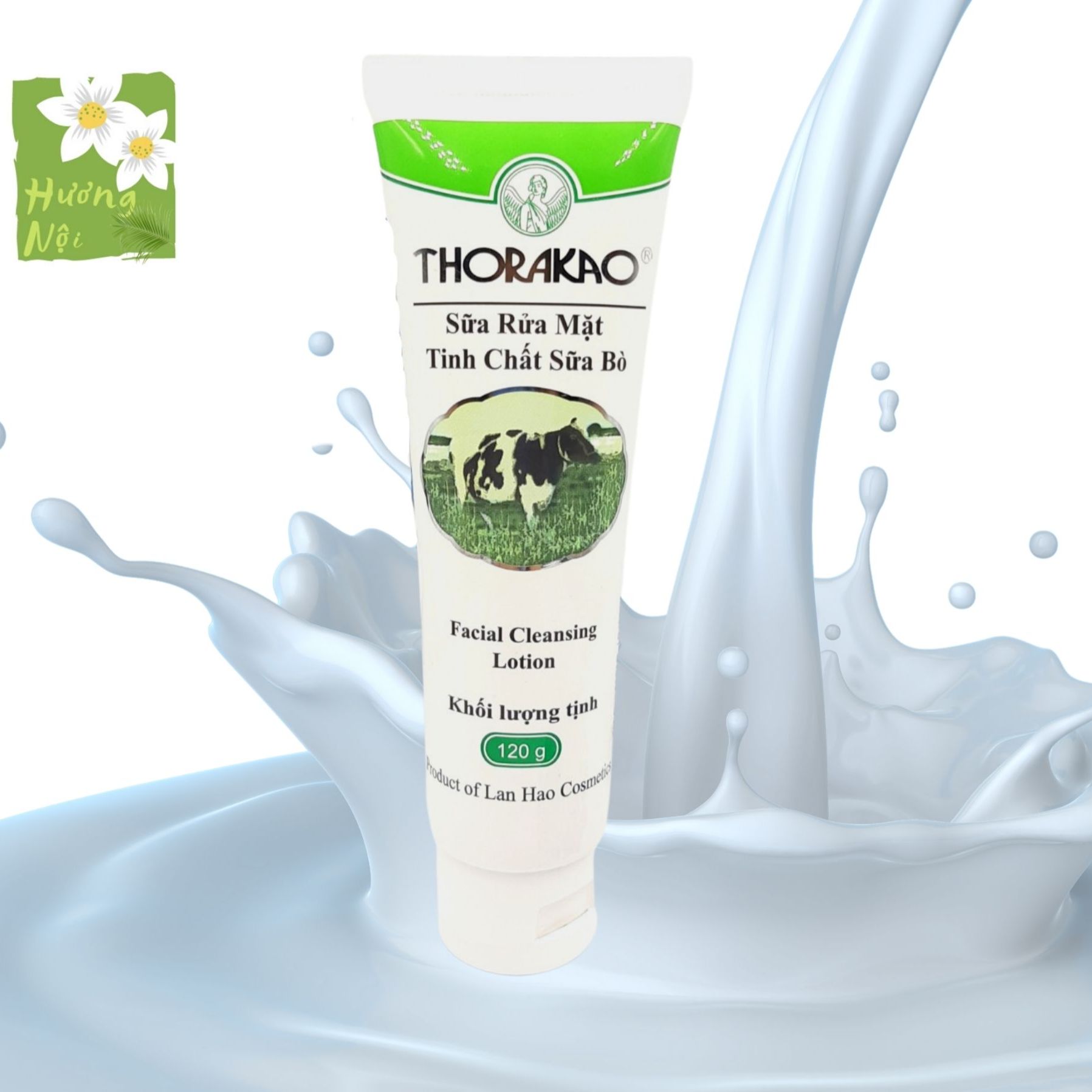 [HCM]Sữa rửa mặt tinh chất sữa bò có hạt Thorakao 120g