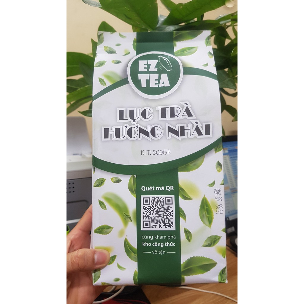 Trà xanh nhài/ lục trà hương nhài ez tea gói 500g pha trà chanh siêu thơm