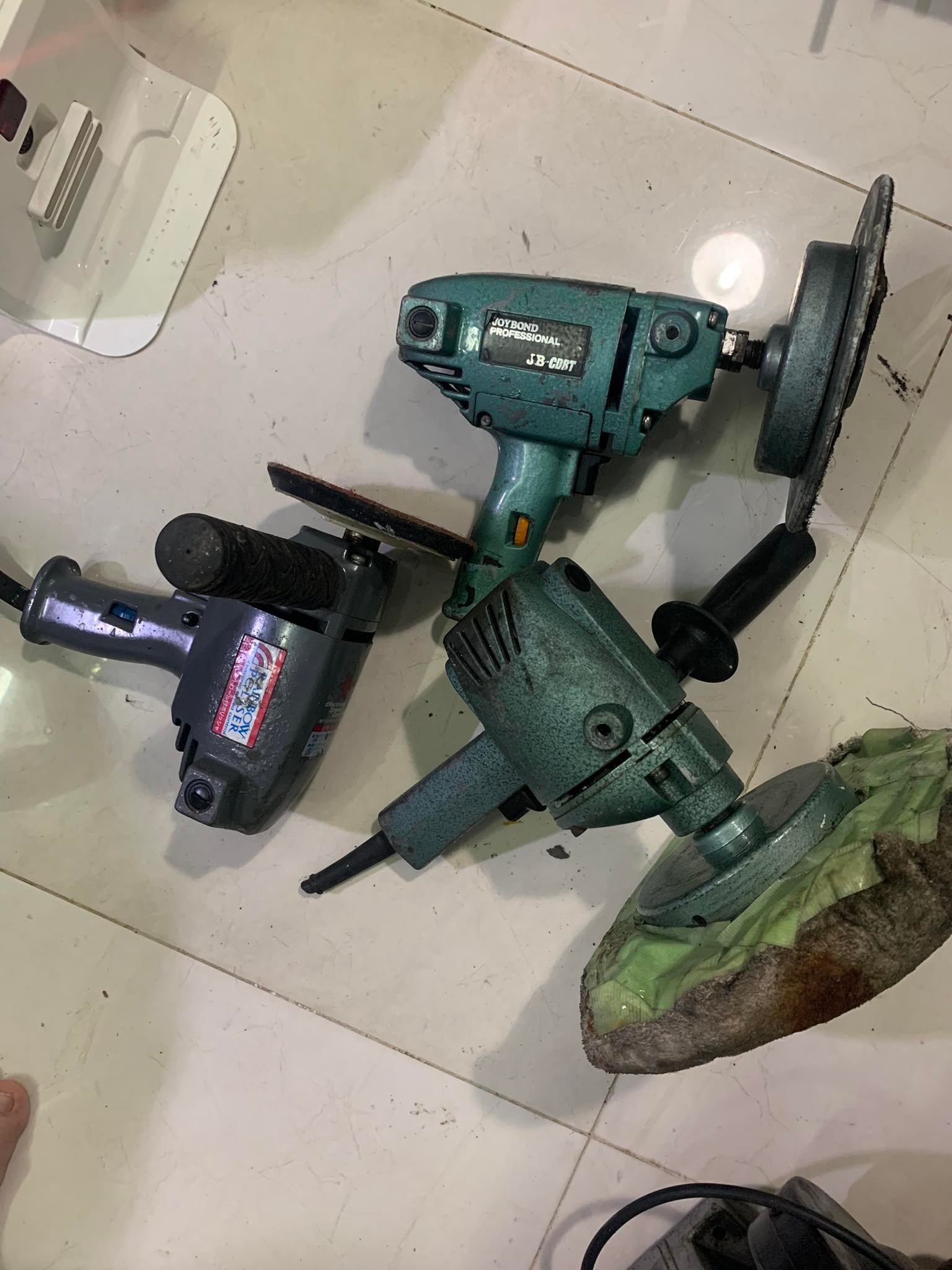 Máy đánh bóng Nhật bãi giá rẻ zin điện 110v.