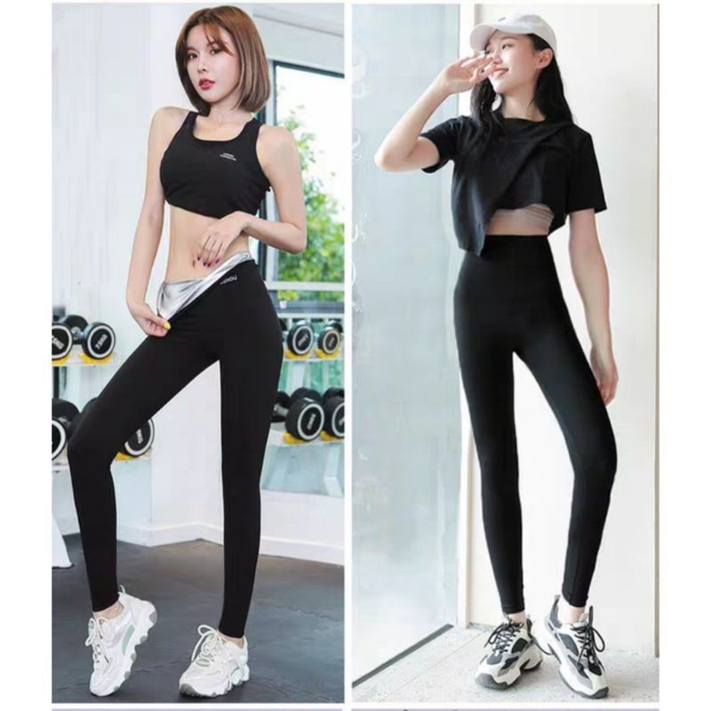 Quần tập tan mỡ giảm mỡ bụng - quần dài tan mỡ bụng