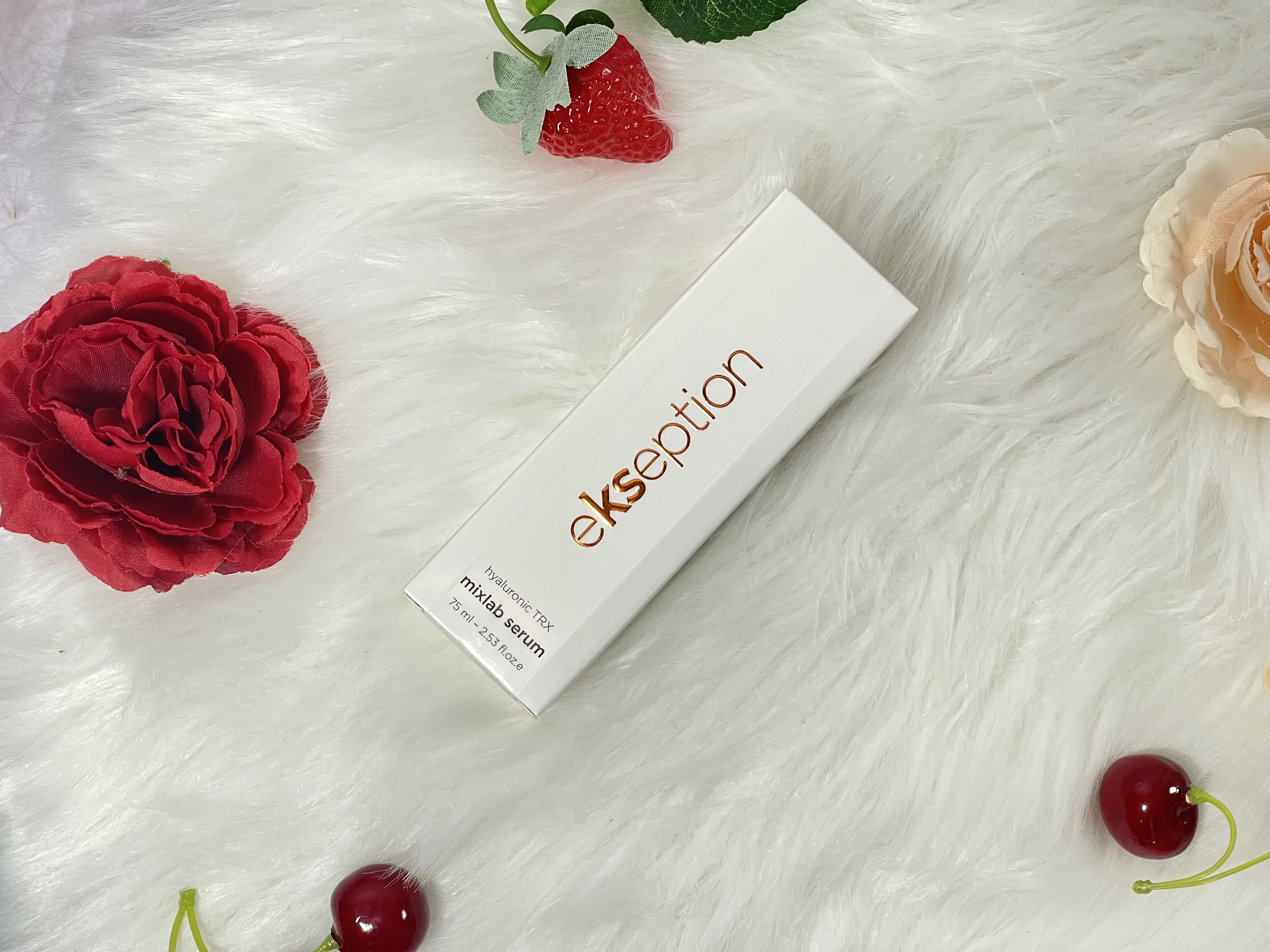 Serum ha + 5% b3 sáng da, mờ thâm mụn ekseption hyaluronic niacin 75ml-hàng chính hãng
