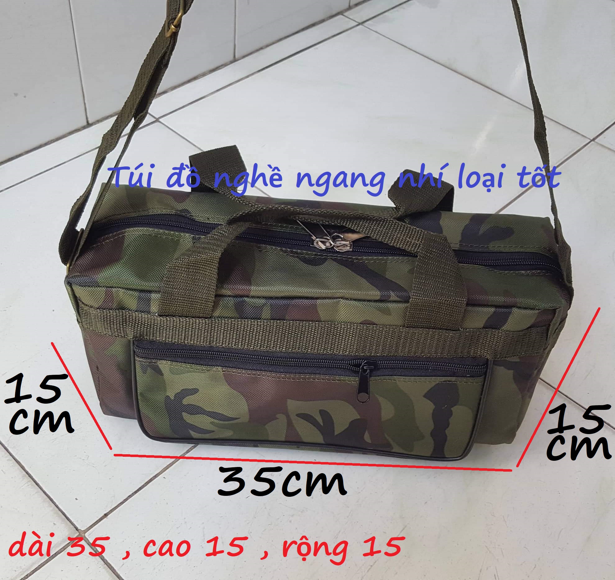 [ Giá cạnh tranh ] Túi đựng đồ nghề dụng cụ sữa chữa ngang nhí loại tốt rằn ri