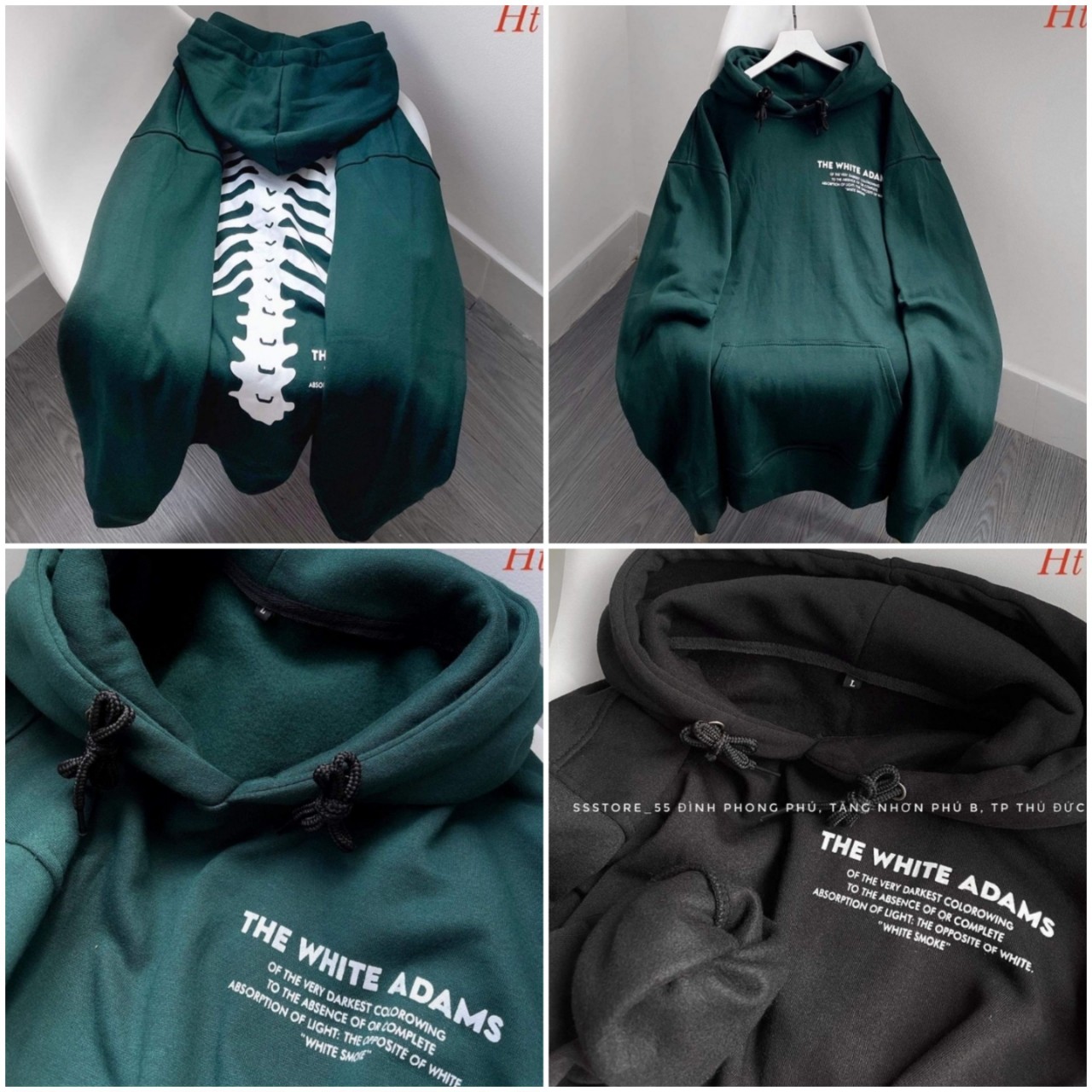 Áo hoodie form rộng adam unisex nam nữ