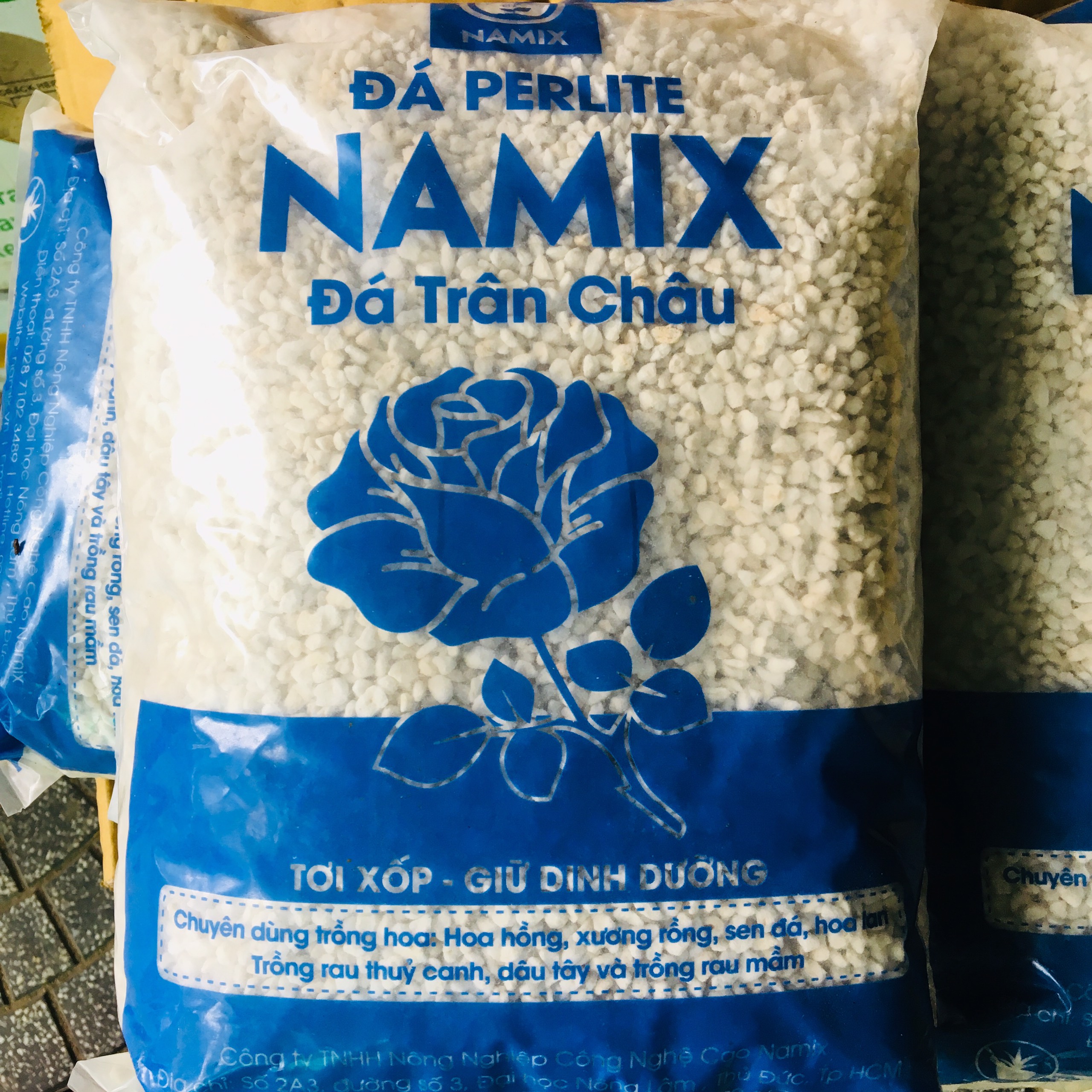 Túi 5dm3 - Đá Perlite Namix - giàu khoáng chất, ổn định cấu trúc đất