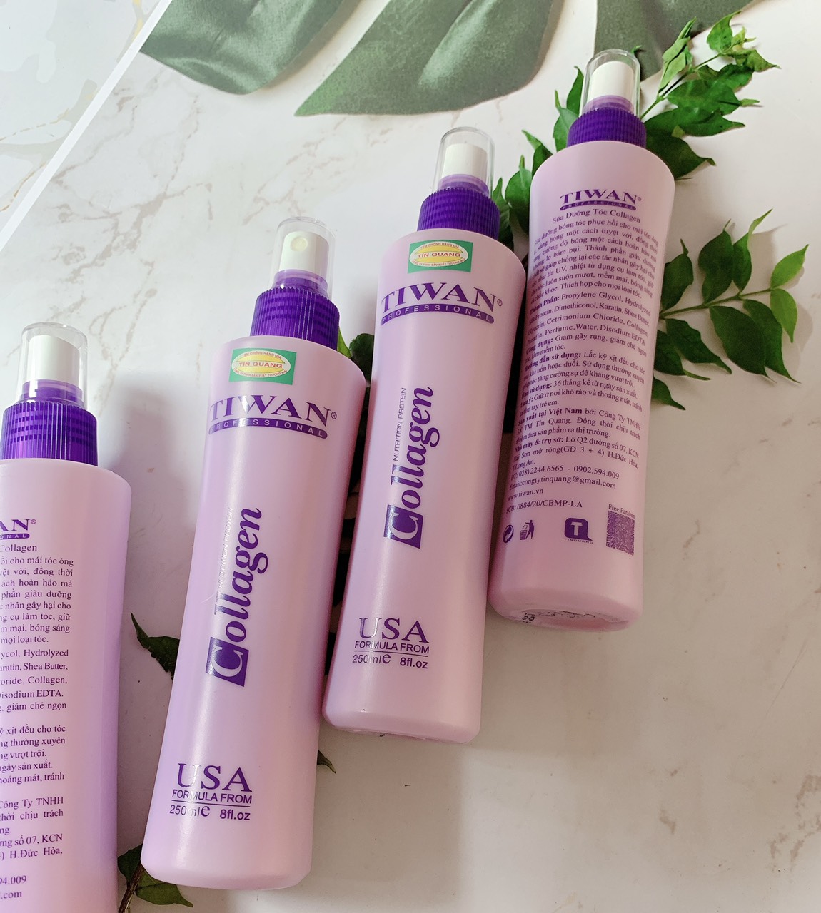 Sữa dưỡng tóc tiwan collagen sp siêu dưỡng 250 ml