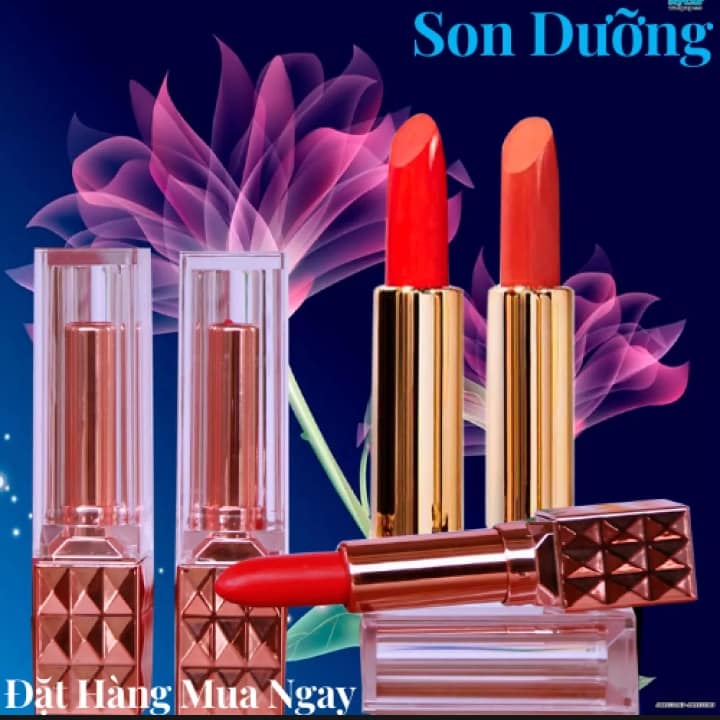 Son dưỡng môi 3 cấp màu son lì thiên nhiên, mềm mịn, an toàn