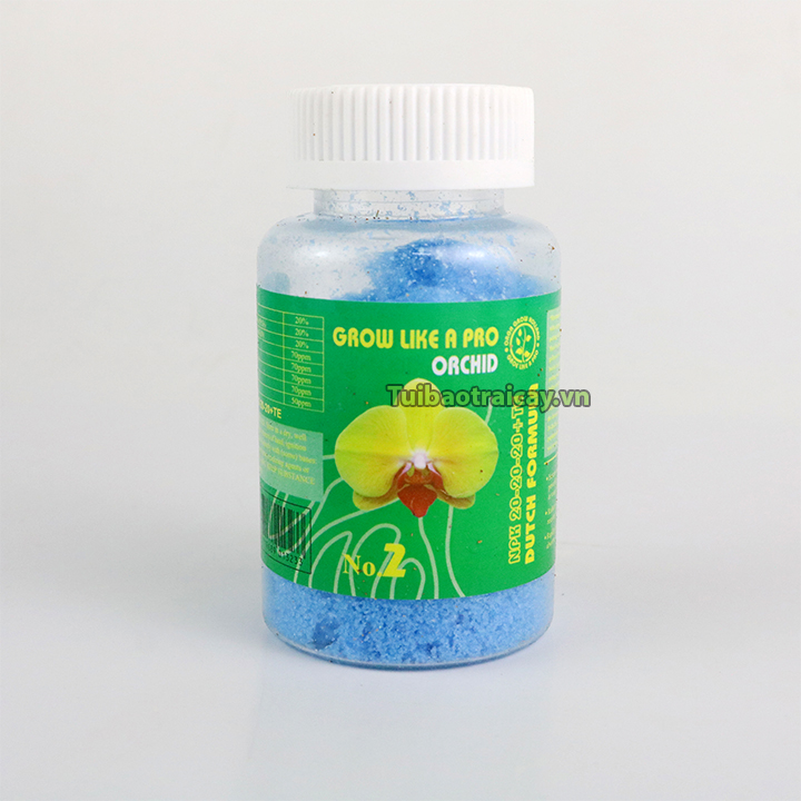 Phân bón NPK cho lan 20-20-20 lọ 100g
