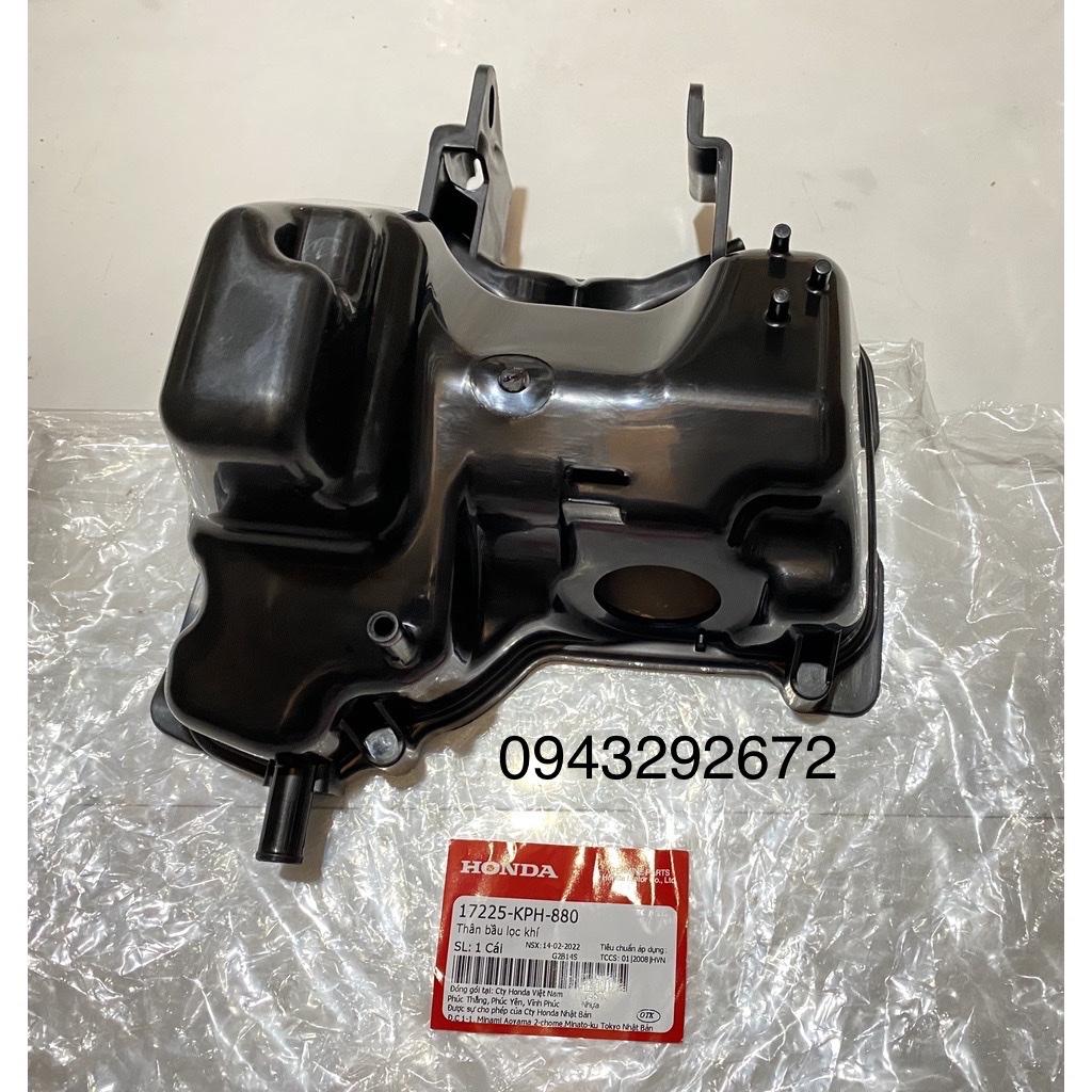 Thân bầu lọc khí wave a100, s100, rs100 honda