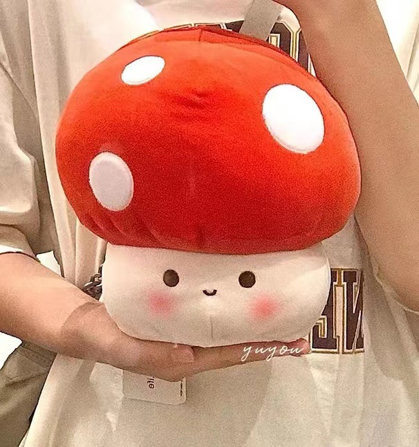 Gấu bông hình nấm game Mario má hồng cute NEOCI