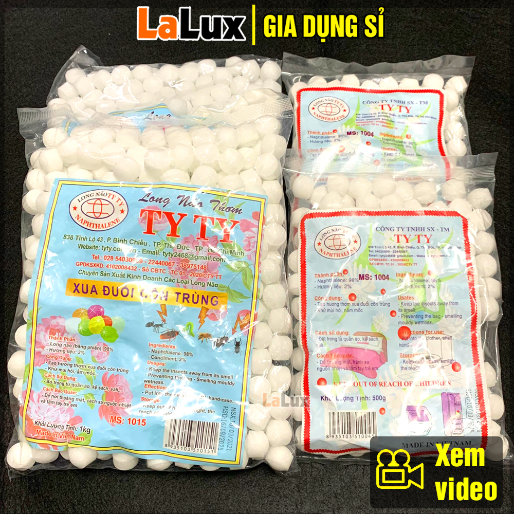 Long Não Thơm Đuổi Chuột Đuổi Gián TYTY TRẮNG - Băng Phiến Đuổi Côn Trùng Tủ Quần Áo - Băng Phiển Đuổi Côn Trùng, Băng Phiến Thơm - LALUX