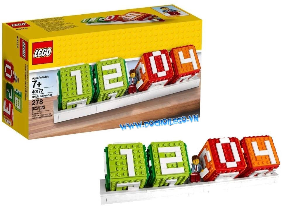 40172 LEGO Brick Calendar - Lịch ngày tháng LEGO
