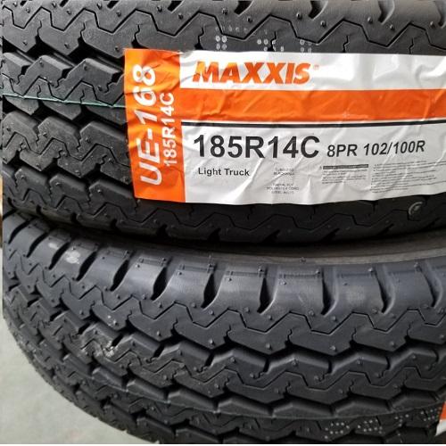 Vỏ lốp 185R14C 8PR UE Maxxis, vỏ lốp xe Toyota Hiace, vỏ lốp xe Toyota Zace, vỏ lốp xe Mitsubbishi Jolie, vỏ lốp xe Huyndai porter, vỏ lốp xe Suzuki Super Carry Pro